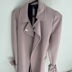 Top Shop Blush Pink Trench w/Belt